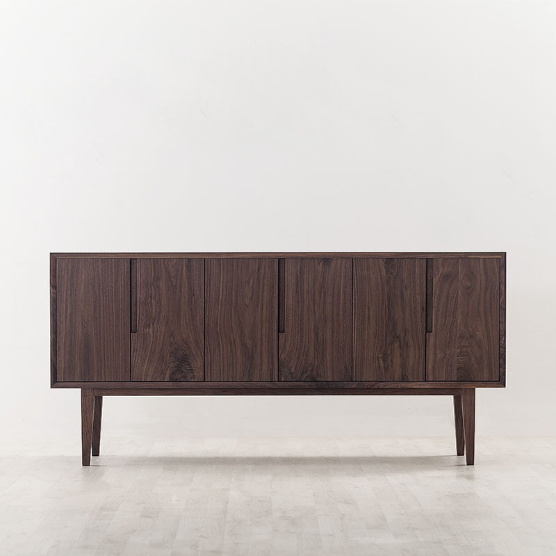 Open room Six-door cabinet Solid wood guest Restaurant side cabinet Bedroom storage cabinet Locker Modern simple Nordic