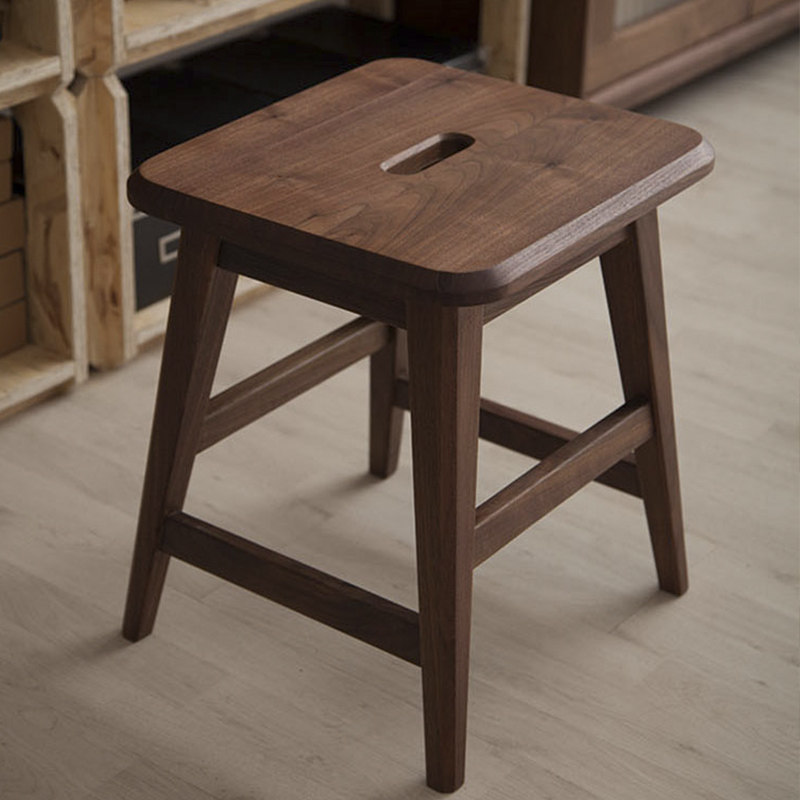 Disgusting room good man stool solid wood dining stool porch shoe stool home small apartment modern simple fashion original