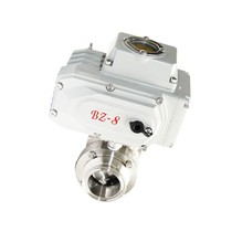 304 316L sanitary stainless steel electric butterfly valve electric welded butterfly valve fast loaded butterfly valve 19 32 38