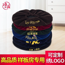 Flannel shoe covers model house home indoor thickened wear-resistant repeatedly washable sales office anti-slip foot pads custom logo