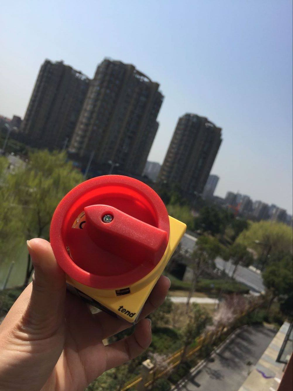 Taiwan TIANDE electric door switch TDS433-FRRTDS4P fixed round handle flashlight six switch 33A