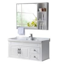 Jane Europe bathroom cabinet floor 1 1 m wash face basin cabinet combination antique bathroom cabinet toilet sanitary ware cabinet 110cm
