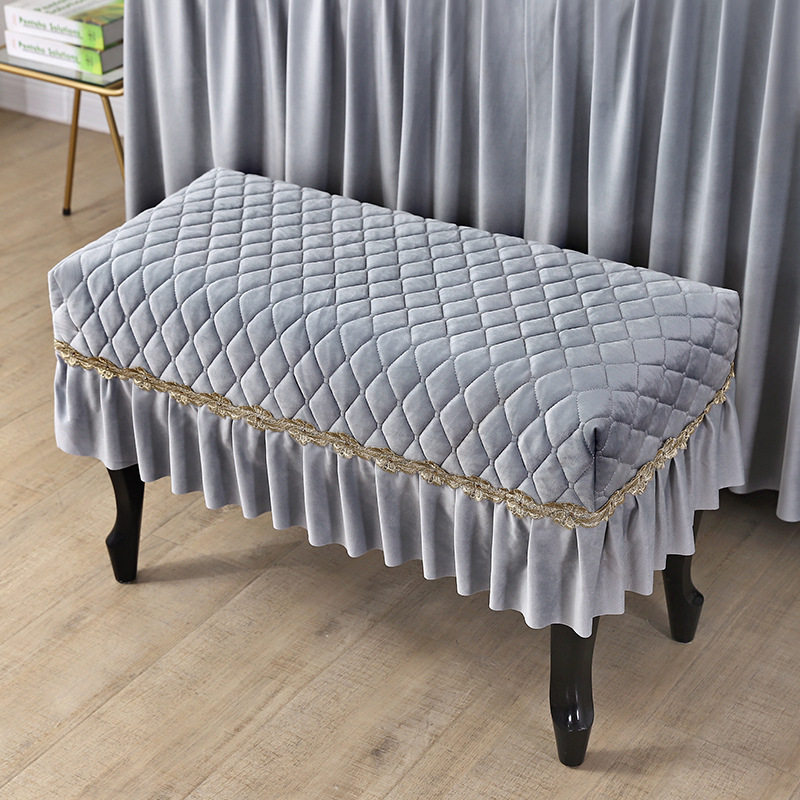 Piano bench bench bench cover pellet set bed dust cover cosmetic cover cloth can be ordered