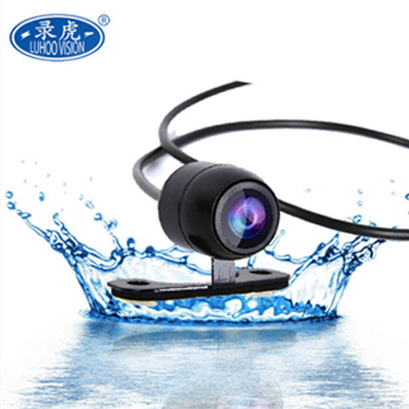 Small butterfly external CCD HD night vision color car General front view side view side view reverse camera waterproof
