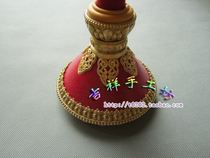  Auspicious handmade workshop] Asian green rotary warp wheel red leather base classic version number:FJX08048]