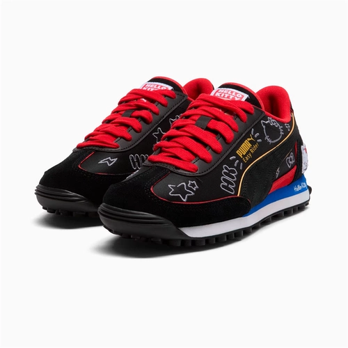 Puma, hello kitty, модная трендовая нескользящая спортивная повседневная обувь для отдыха, городской стиль, с вышивкой