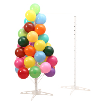 Balloon Showcase Road Pilot Post Stand Stand Stand Show Tree Exhibit Rack Decor Set Balloon Tree Rod