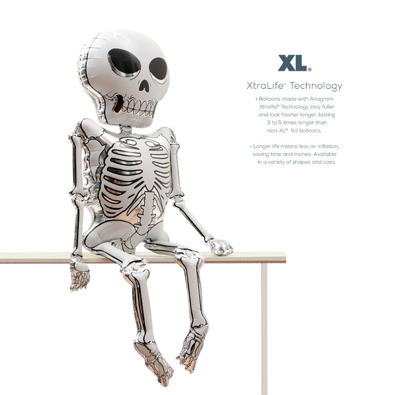 Halloween window decoration props toy balloon stereo skull cartoon aluminum film balloon horror