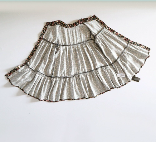 Лонгслив, юбка, летняя одежда, рубашка, европейский стиль, в цветочек