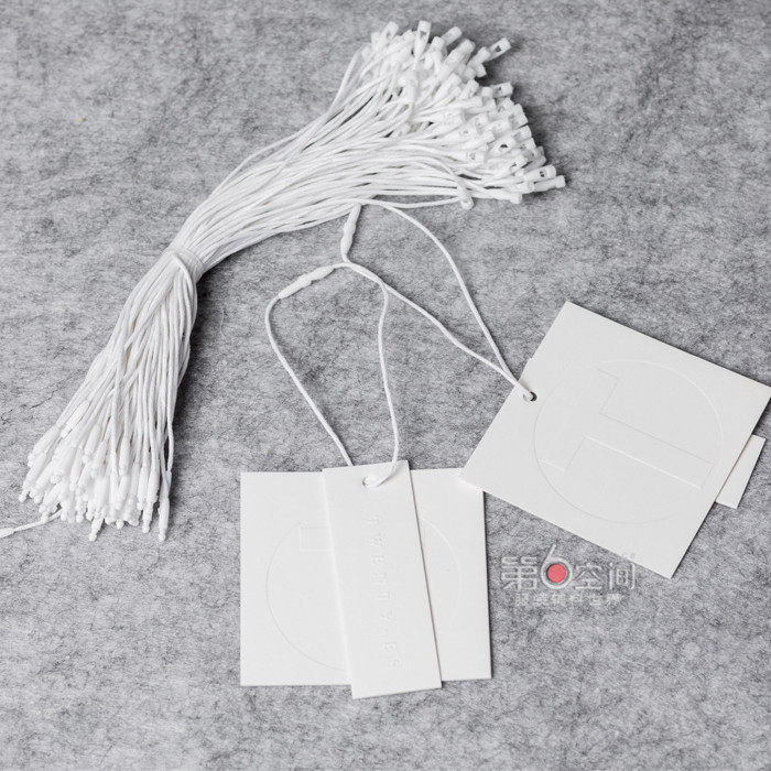 Clothing tag rope mother buckle round head sling mother buckle double-insert cotton bullet tag rope