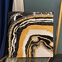 Fluid painting sealed layer package abstract decorative painting diy corridor entry mural painting Three-dimensional porch hanging painting