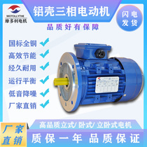 MOTOLLYTHE YS8012 three-phase asynchronous motor 750W 2800-turn aluminum shell all copper motor