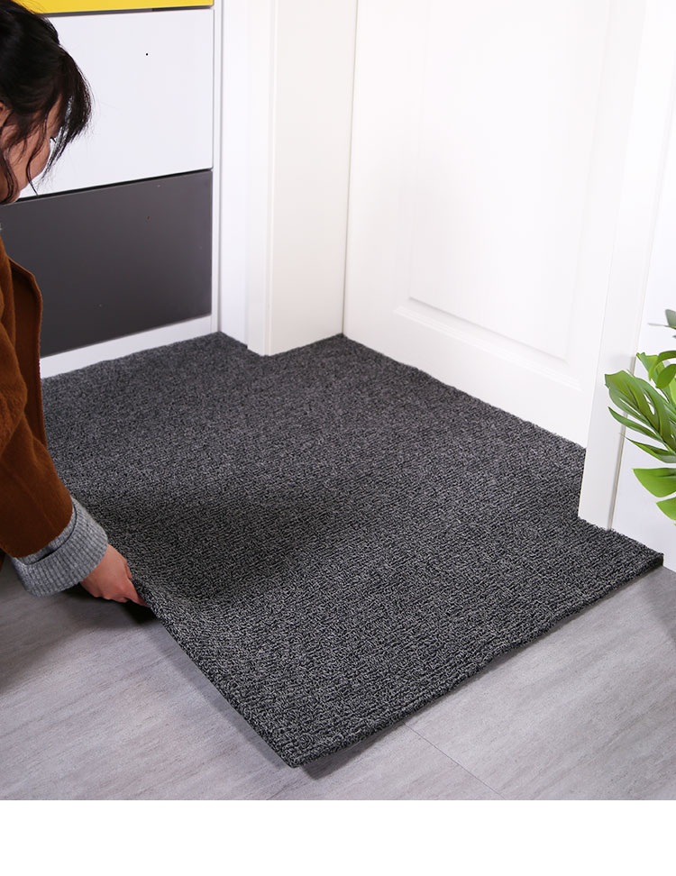 thảm cửa vào thảm chùi chân tắm lối vào nhà trượt dây nhà bao vây pad có thể được cắt dây vòng mat - Thảm sàn thảm lót sàn nhà bếp