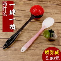 Meridian Beats Beating Stick Massage Hammer hammer Hammer Back Instrumental Pat-on-the-head Silicone Health Care Wellness Wellness Manual old man with no coursework