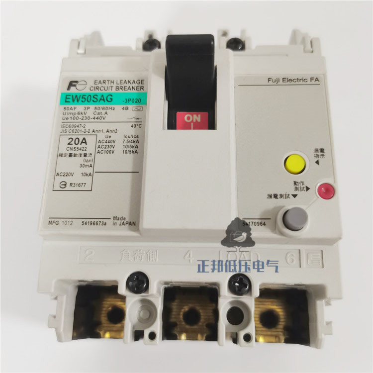 Original FUJI Fuji leakage circuit breaker EW50SAG-3P EW50RAG 40A 32A 30A