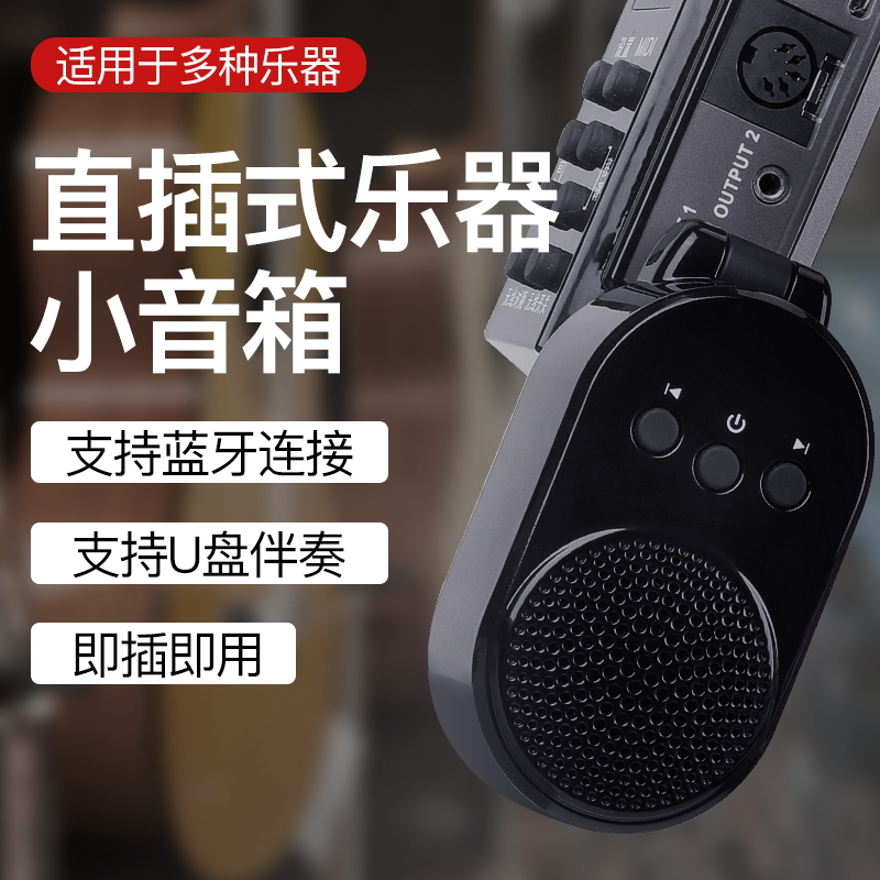 Electric blowpipe in-line small speaker amplifier electric blowpipe special speaker Bluetooth accompaniment U disk portable audio