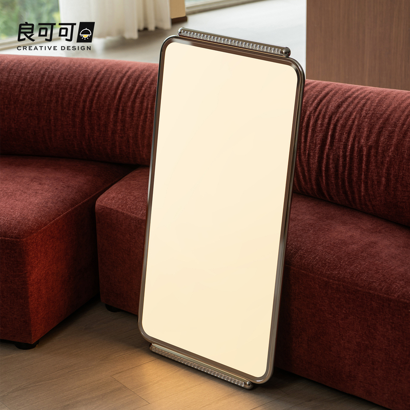Liangkeke Square Living Room Lamp, Modern Bauhaus Minimalist High-Brightness Atmospheric Main Light, Ceiling Light, Spotlight, Ultra-Thin Lighting Fixture