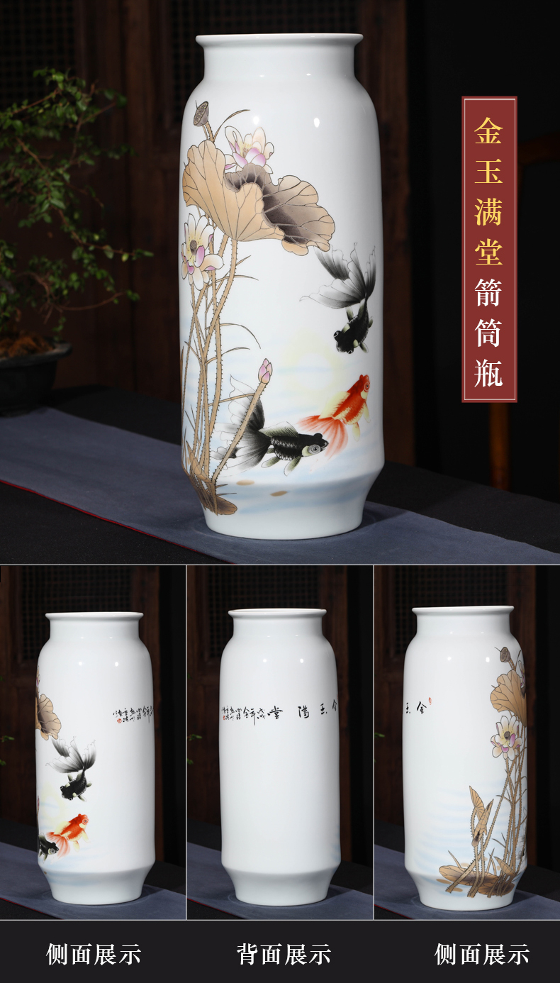 Jingdezhen ceramics, vases, flower arranging large modern TV ark, place of the sitting room porch wine ark, adornment porcelain