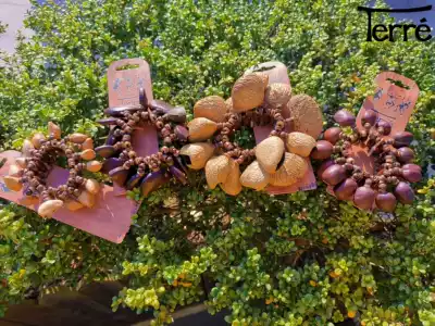 Derreterre fruit hand fruit foot shake Bell Shakers African drum accompaniment percussion instrument imported