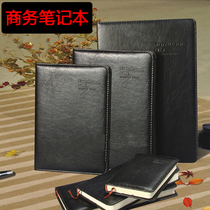 Red Edge Business Notebook Imitation Leather Notepad Leather Material Minutes Ben White Collar Hard Face Transcript Middle School Student Writing