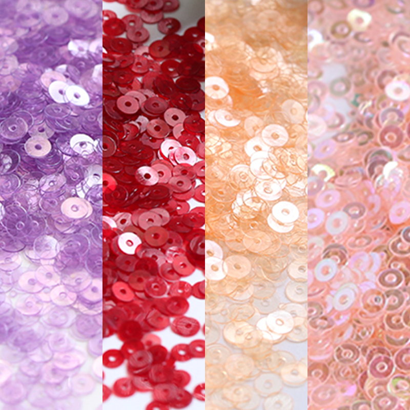 4mm semi - luminous piece of French embroidery material