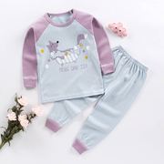 . 0-8 tuổi trẻ em đồ lót nam cotton và trẻ em gái về nhà quần áo em bé mùa thu quần quần áo mùa thu thiết bé mùa xuân và mùa thu.