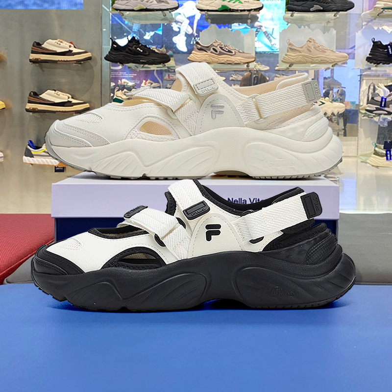 Fila Women's Shoes Conch Sandals 2026 Summer New Mary Jane Thick-Soled Beach Men's Shoes T12W321401
