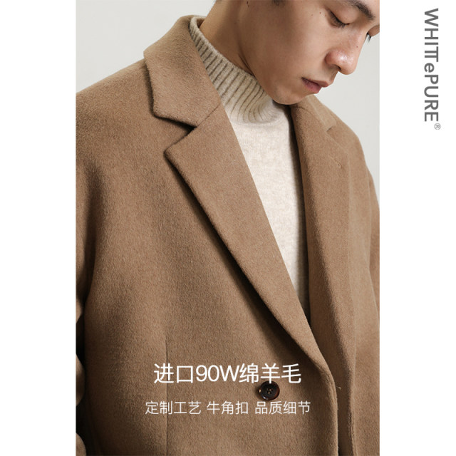 WP Shirakawa wool blended silhouette multi-pocket woolen suit jacket men's autumn and winter
