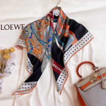 90CM large scarves female scarves with small square towels square 100 lap scarves summer air conditioning shawl summer thin