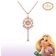 CLUE Rapunzel authentic joint silver necklace earrings