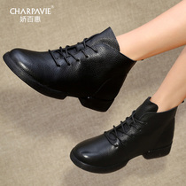 Cuddling 100 Hui Square Dance Shoes 2020 New Seasons Dancing Shoes Women Real Leather Adults Sailors Dancing Shoes Lady Dancing Shoes