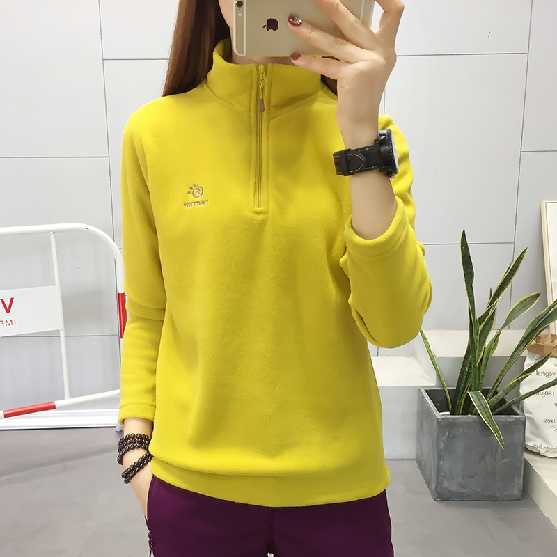 Autumn Winter Standings Headsets Head Grip Suede Clothes Men And Women Lovers Outdoor Climbing Clothing Thicken Warm Beating Undershirt Scouting