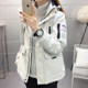 Three-in-one detachable jacket for women Korean style bf Harajuku trendy brand outdoor mountaineering plus velvet large pocket windbreaker jacket