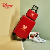 Дисней, красный универсальный чемодан для путешествий на колесиках, 24 дюймов, 20 дюймов