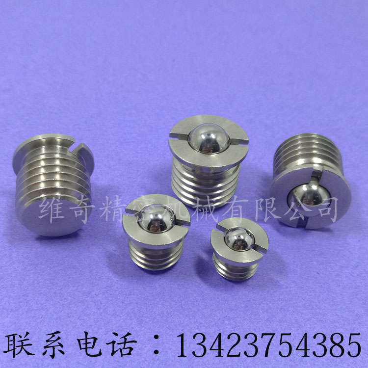 FBPJS ball head plunger stainless steel flange type steel ball roller universal ball M5 M6 M8 M10 M12 M16