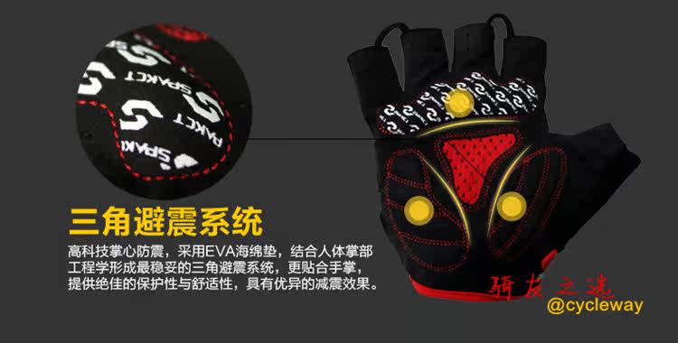 Gants de cyclisme mixte SPAKCT - Ref 2242118 Image 32