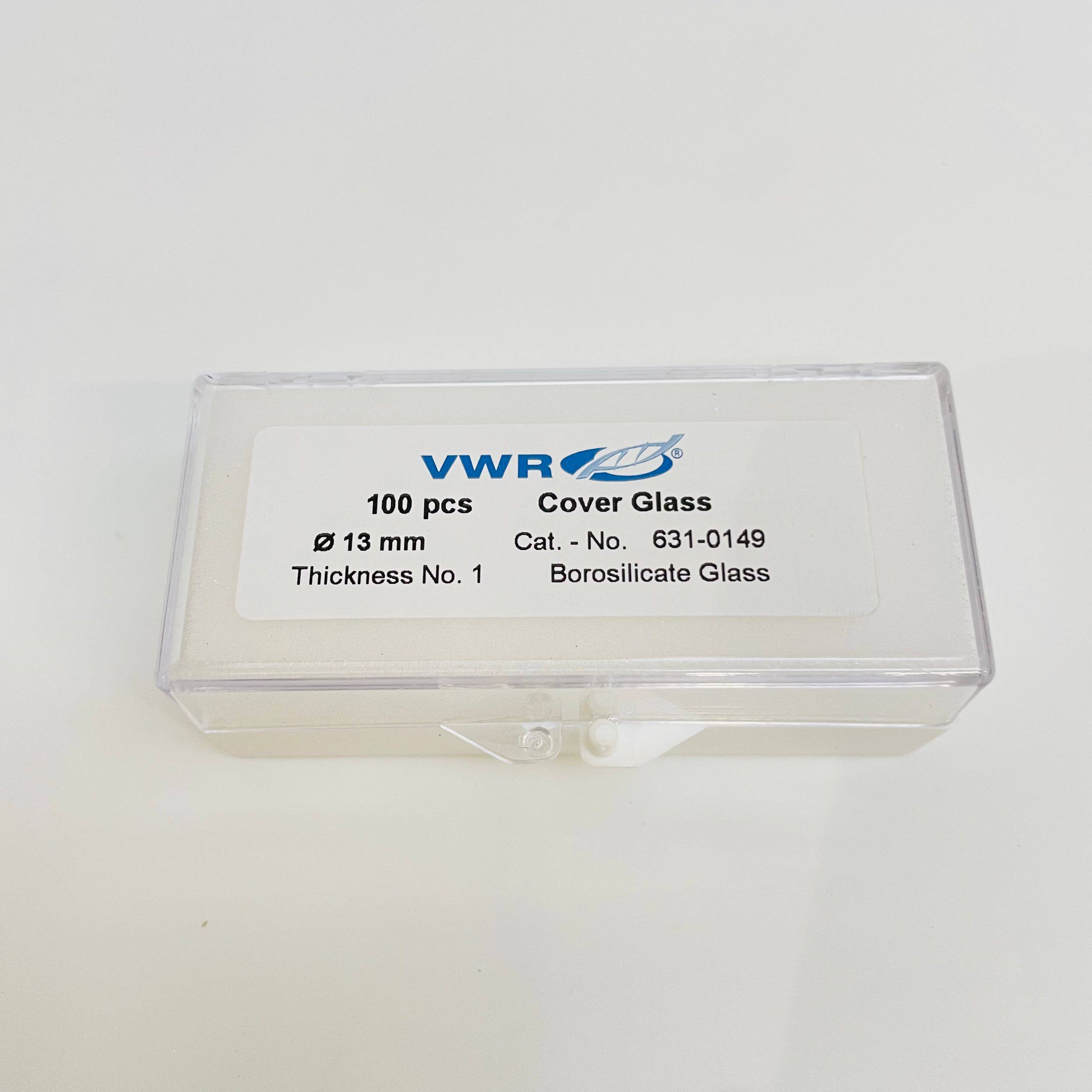 美国Avantor VWR 631-0149圆形盖玻片13mm细胞培养皿爬片#1号厚度