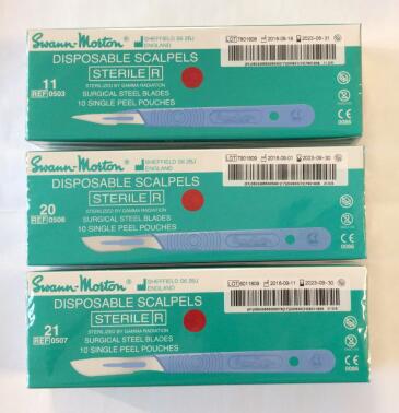 British original imported 10 11 15 20 21 22 23 plastic handle disposable medical sterile scalpel