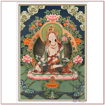 White Tara 34568wr thangka mandala Chinese and Tibetan portrait photo frame ornaments decorative painting