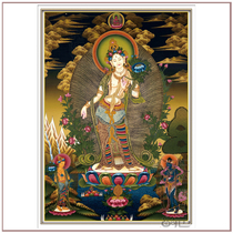 White Tara Ni 46i thangka painting thangka painting mandala Chinese and Tibetan portrait photo frame decoration