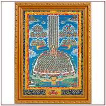 Tianfu Huigelu high-definition conversion of Thangka Amitabha has a relationship with Tibetan Buddhism Tantra Buddhism