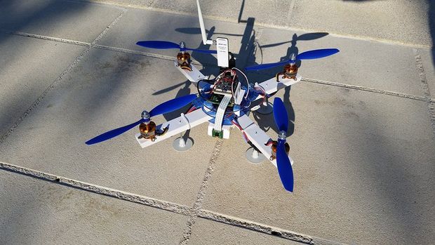 Raspberry Pi drone Quad-axis DRONE Open source video linux robot raspberry pi