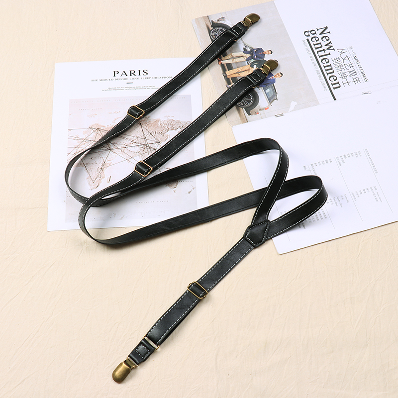 Yingren Fashion Pu Cortex Holding Baby Bag Clip Men And Women Universal Three Clips Anti Slip Pants With Fattening Guy Western Pants Shoulder Strap Harnesses