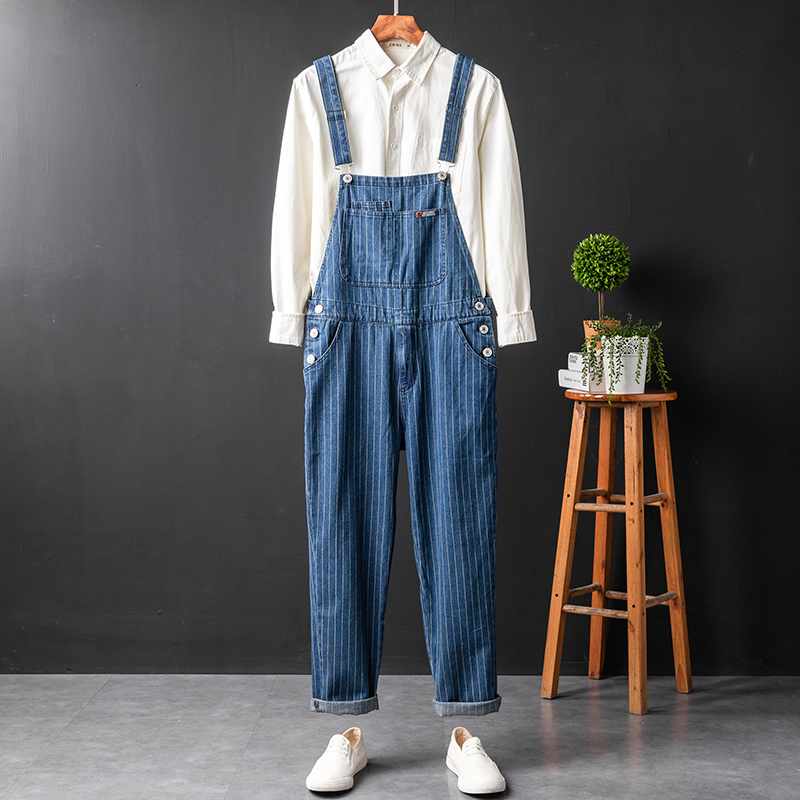 Tide Retro Jean Hugging Bag Bag Male Strip Washing Workshop with Boxer and Woman Couple Han Ling Trouser