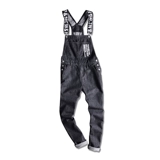 Приталенный японский комбинезон, джинсы подходит для мужчин и женщин для влюбленных, в корейском стиле, эффект подтяжки