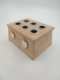 Buy 5 get 1 free bamboo six-hole moxibustion box/six-eye moxibustion box warm moxibustion box with fire extinguisher