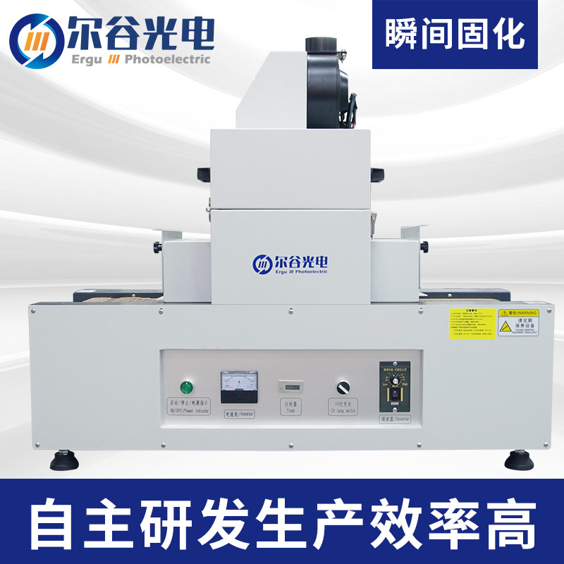 RX200-1 UV UV curing machine UV glue ink drying box Small desktop conveyor belt UV curing furnace