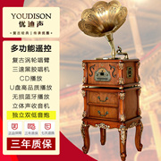 giá máy nghe nhạc đĩa than	 Youdi âm thanh loa siêu trầm đôi máy ghi âm cổ điển tuabin retro hát cánh tay gỗ vinyl ghi âm máy nghe nhạc Bluetooth - Máy hát 	đầu đĩa than bluetooth