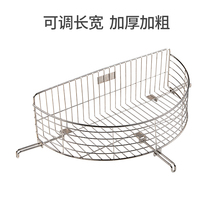 Non-magnetic thick stainless steel oil drain rack surface nest rack drip oil rack Potato chip rack Chicken steak rack fried rack Spring roll rack