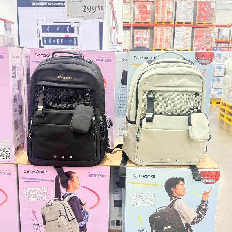 26-Year-Old Samsonite Student Backpack for Girls, Junior High School Student Schoolbag, Large Capacity, High School Student Burden-Reducing Backpack